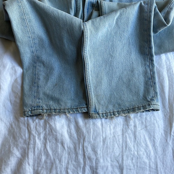 LEVI 501’S LIGHT WASH (aka ur lucky day) distressed straight leg W29 L30 - Picture 8 of 13